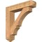 Ekena Millwork Balboa Arts and Crafts Smooth Bracket w/ Offset Brace, Western Red Cedar, 7 1/2"W x 36"D x 36"H BKT0806X36X36BOA03SWR - alternate 1